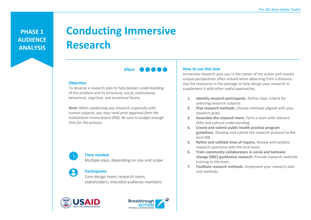 Immersive Research