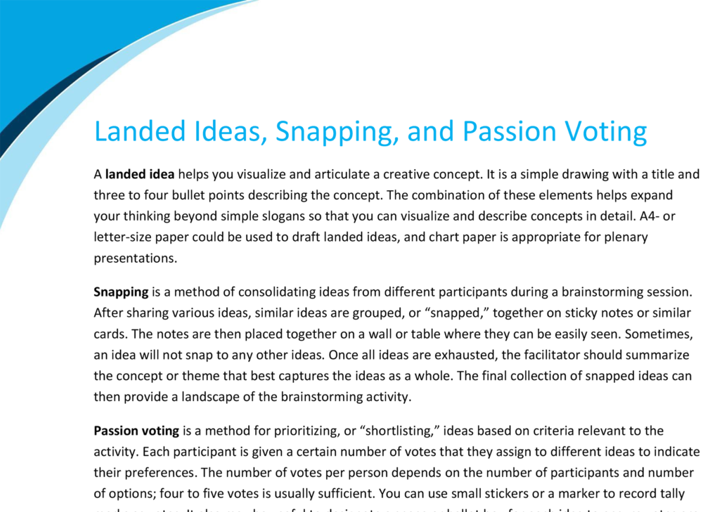 Landed Ideas, Snapping, and Passion Voting