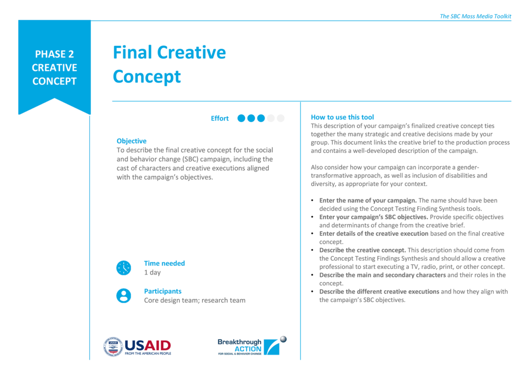 Final Creative Concept