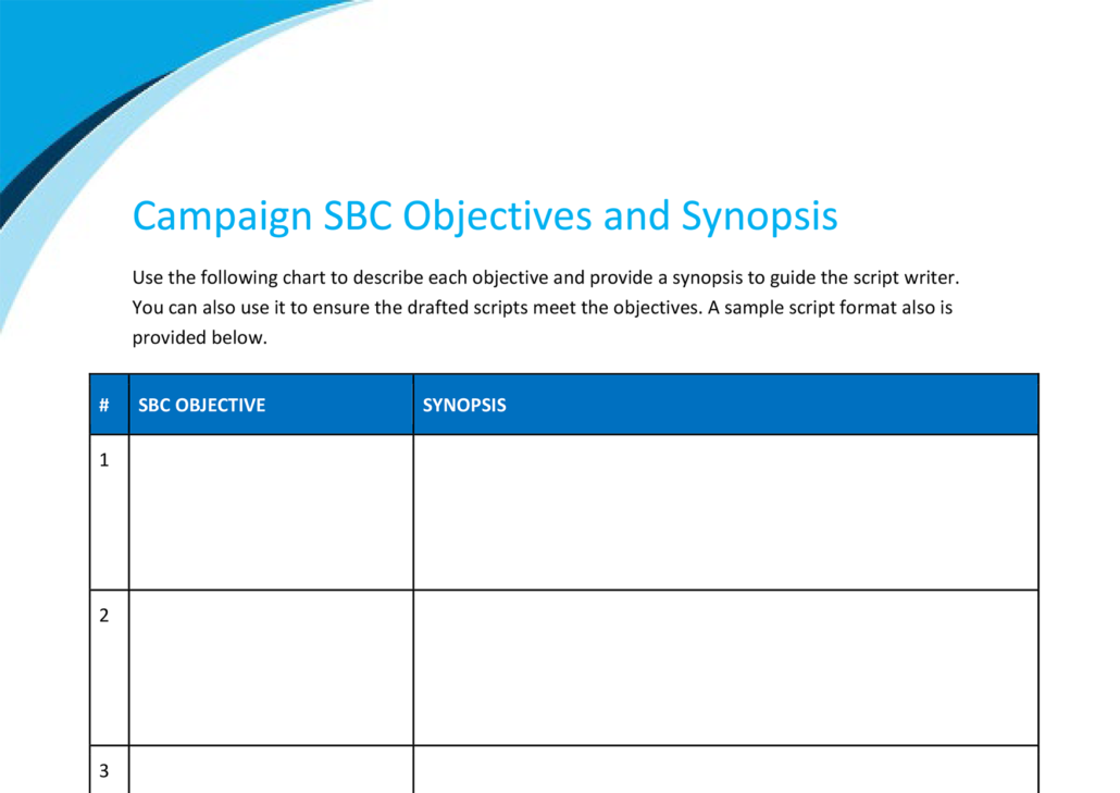 Radio Script Template