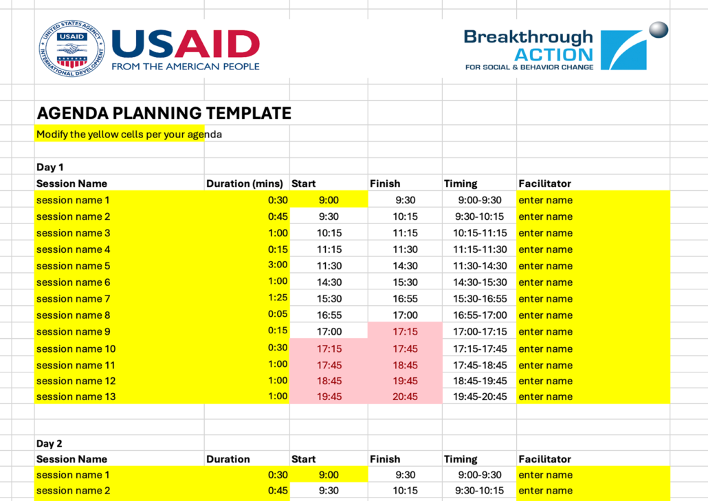 Agenda Template