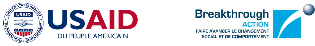 USAID et Breakthrough ACTION logos